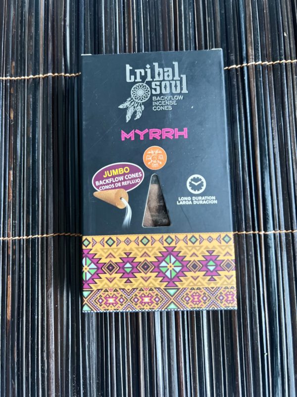 Tribal Soul BLACK INCENSE CONES MIRRH