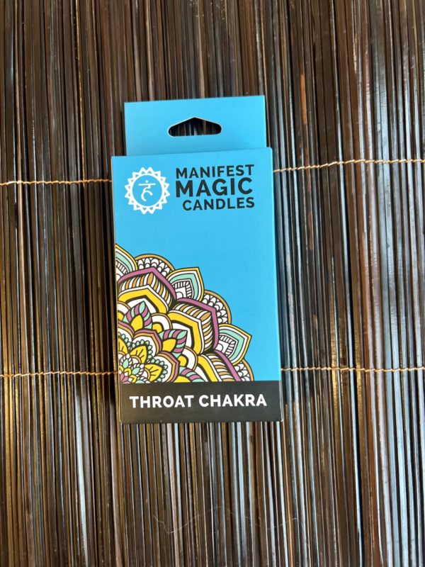 MANIFEST MAGIC CANDLES THROAT CHAKRA