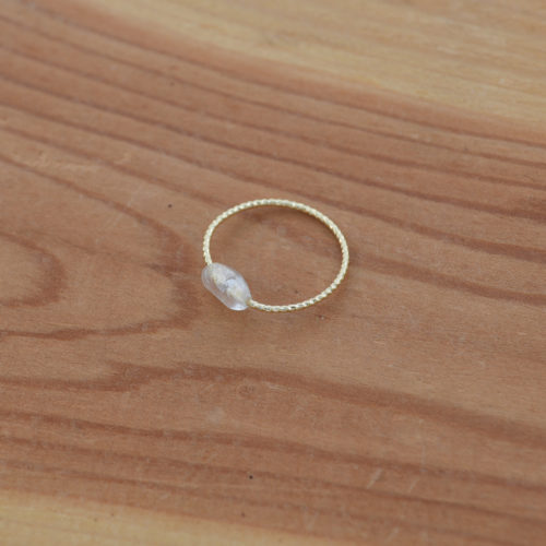 Metal ring Almandine Garnet