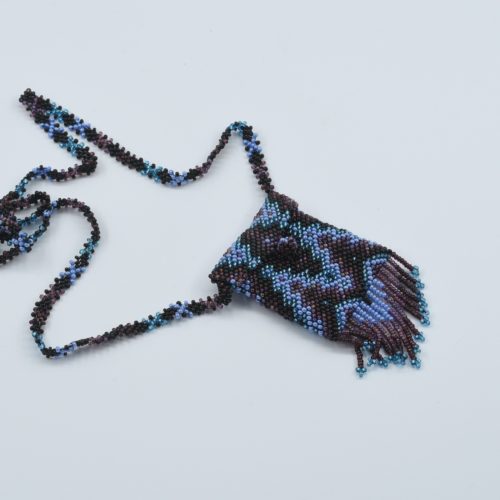 Llama Interior Amulet Pouch Necklace