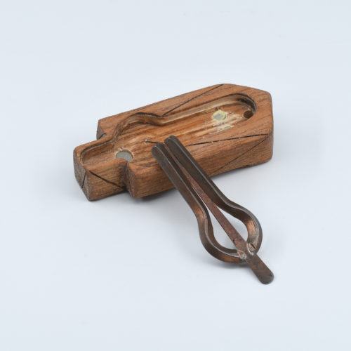 Hungarian Jaw Harp with Custom Wooden Case (C)