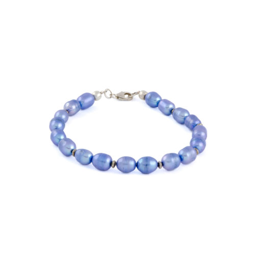 Blue Pearl Bracelet