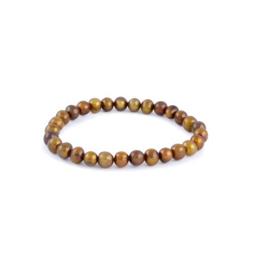 Bronze Pearl Bracelet