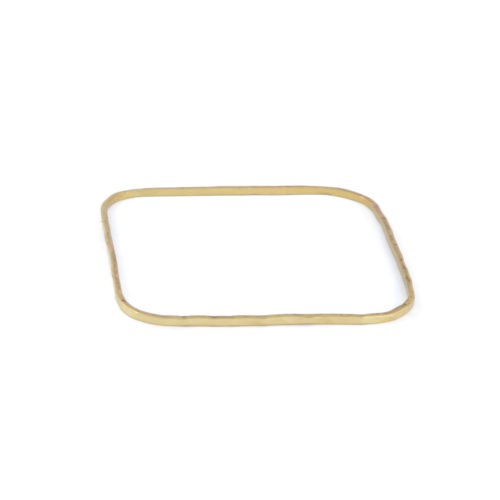 Gold-Coated Brass Bracelet – Modern Geometric Elegance