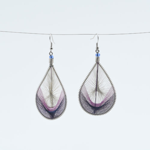 “Violet Whisper” Earrings