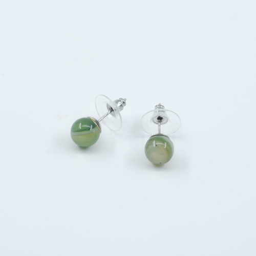 Green Agate Earrings