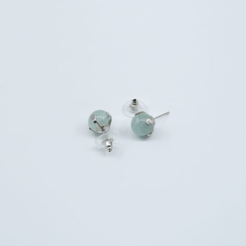 Aquamarine Stone Earrings