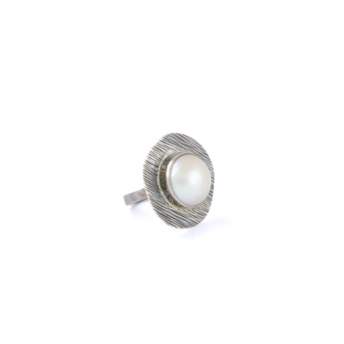 Pearl Silver Ring